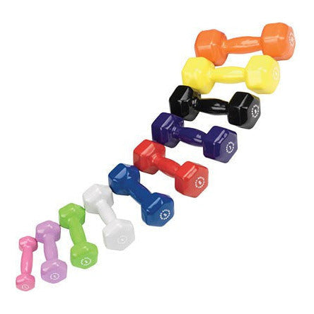 Body Solid 50 Pair Vinyl Dumbbell Set with Rack GDR500-PACK