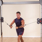 Body-Solid Set: GDCC250 Crossover | GLPH1100 Leg Press Hack Squat | GS348Q Smith