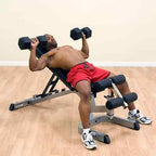 KIT Body-Solid SMR1000 Multi Squat Rack w/ GFID71 bench | OB86PBS | 260lb plates