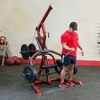 Body-Solid GLGS100P4 Corner Leverage Gym Pack w/ Cast Iron Weight Plates