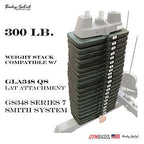 Body-Solid GS348Q Smith System w/ GPA3 + GLA348 + 310lb Black Stack & Alu Pulley
