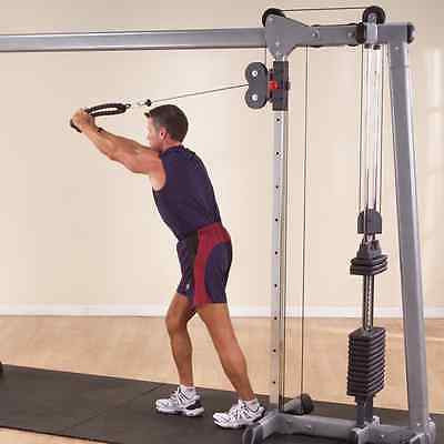 Body-Solid Set: GDCC250 Crossover | GLPH1100 Leg Press Hack Squat | GS348Q Smith