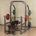Body-Solid SMR1000 Multi Squat Rack KIT w/ SFID325 | OB86PBS | 260lb. plates