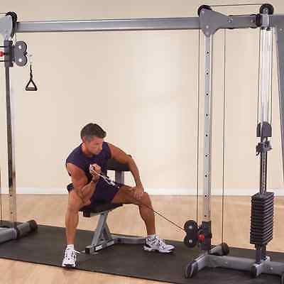 Body-Solid Set: GDCC250 Crossover | GLPH1100 Leg Press Hack Squat | GS348Q Smith