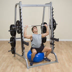 Body-Solid Set: GDCC250 Crossover | GLPH1100 Leg Press Hack Squat | GS348Q Smith