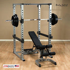 Body-Solid GPR378 Power Rack with GFID31 bench and 300 lb weight set