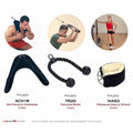 Body-Solid Cable Attachments Package ACH18 (ab), TR20 (triceps), NAS3 (ankle)