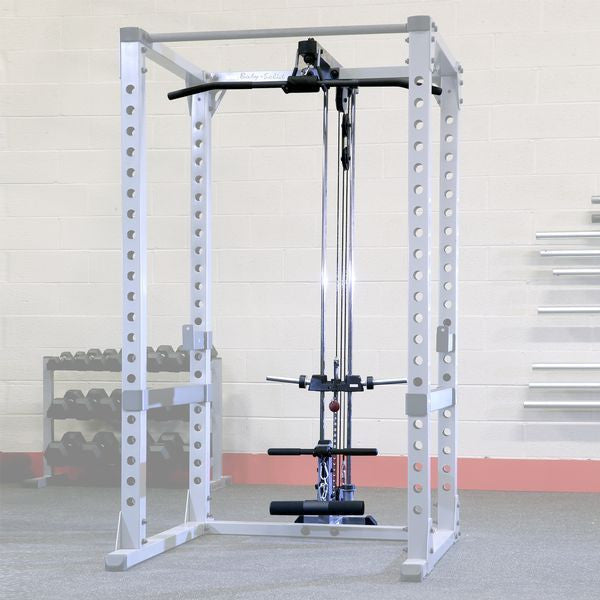 Body Solid GPR378 Power Rack w/ Bench, 300lb Weight Set, Dip Attach, Lat Attach