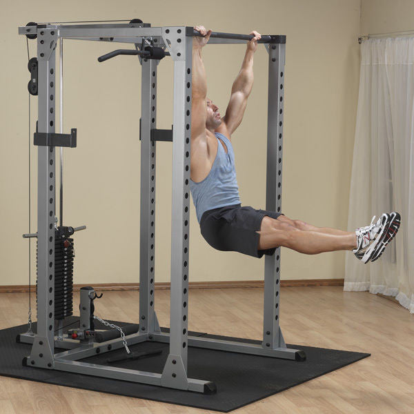 Body Solid GPR378 Pro Power Rack + 500 Lb. Weight Olympic Set