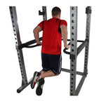 Body Solid GPR378 Power Rack w/ GFID31 Bench, Dip Attach, Lat Attach