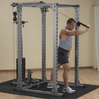 Body-Solid GPR378 Power Rack w/ GLA378 Lat Attach