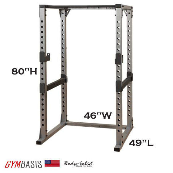 Body Solid GPR378 Pro Power Rack + 200 Lb. Weight Olympic Set