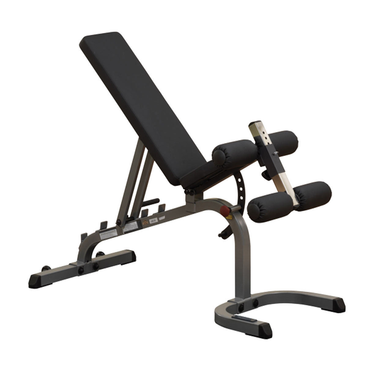 Body Solid GFID31 FID Bench + PPR200 Power Rack + 200 Lb. Weight Olympic Set
