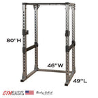 Body Solid GPR378 Pro Power Rack + 400 Lb. Weight Olympic Set