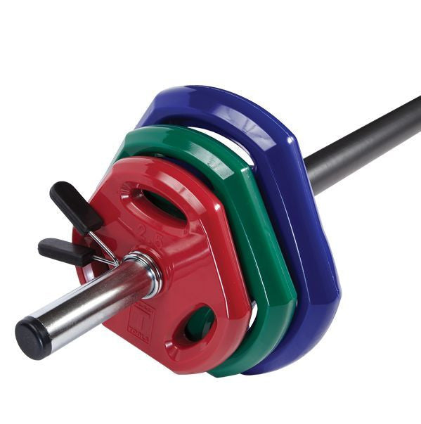 Body-Solid GCRPACK BodyPump Barbell Set 10x 35 lbs each with GCR100 Rack
