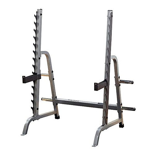 Body-Solid GPR370 Press Rack with Adjustable Bench, 300lb. Weight Set