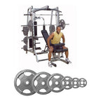 Body-Solid Series 7 Smith system with FID bench and 255 lb Olympic set