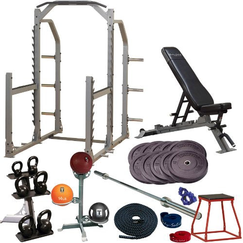 Body-Solid Garage Gym Cross-Training Studio Set, Gold package