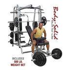 Body-Solid Series 7 Smith machine with 500 lb weight set