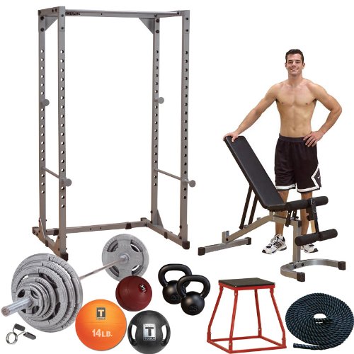 Body-Solid Garage Gym Cross-Training Studio Set, Bronze package