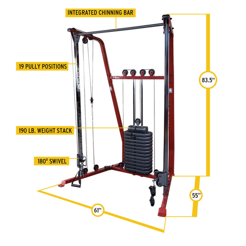 Body-Solid BFFT10B Best Fitness Functional Trainer, view 2