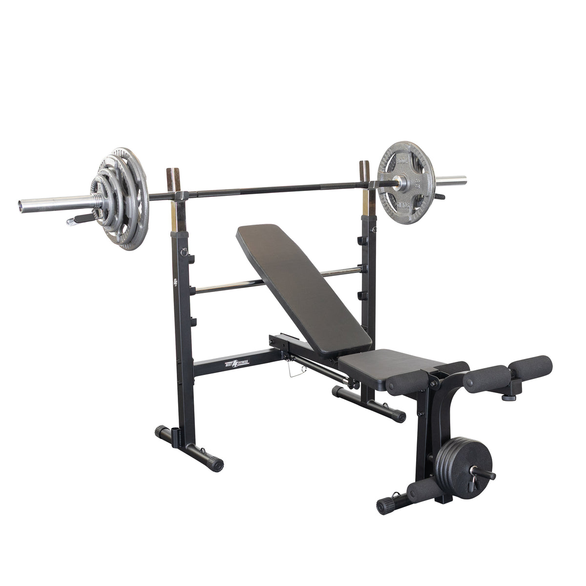 Body-Solid BFOB10B Best Fitness Olympic Bench with Leg Developer, view 3