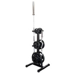 Body-Solid BFWT10B Best Fitness Oly Plate Tree and Bar Holder, view 3