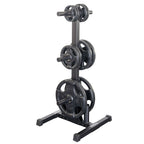 Body-Solid BFWT10B Best Fitness Oly Plate Tree and Bar Holder, view 2