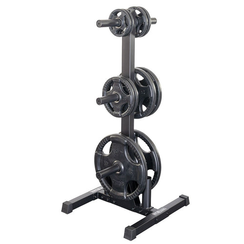 Body-Solid BFWT10B Best Fitness Oly Plate Tree and Bar Holder, view 2