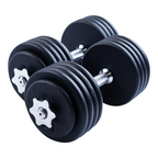 Body-Solid BSTADBPR Adj DB Pair 48.7lbs each, Includes 2 each SDA14T, 16 x RPB5, 4 x RPB2.5, view 12