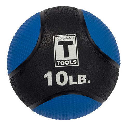 Body-Solid BSTMB10 10 lb Blue, Black Medicine Ball, view 4