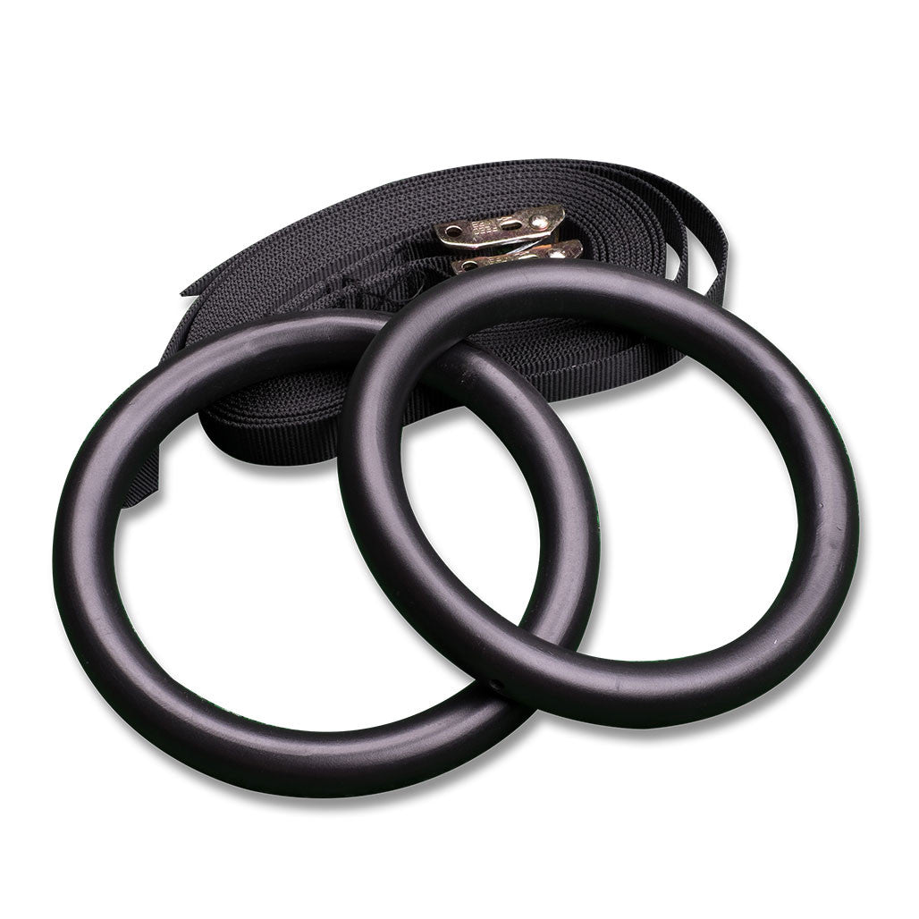 Body-Solid BSTRINGS Exercise Rings, pair with straps