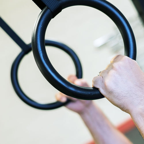 Body-Solid BSTRINGS Exercise Rings, pair with straps, view 2