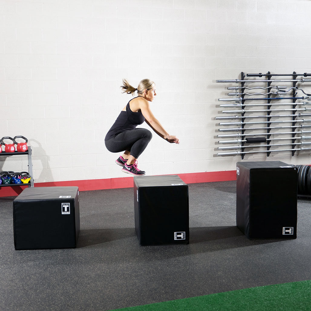 Body-Solid BSTSPBOX 3 Way Soft Plyo Box, 20", 24", 30", view 3