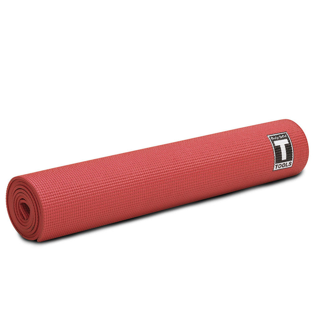 Body-Solid BSTYM5 Yoga Mat Red, 5mm