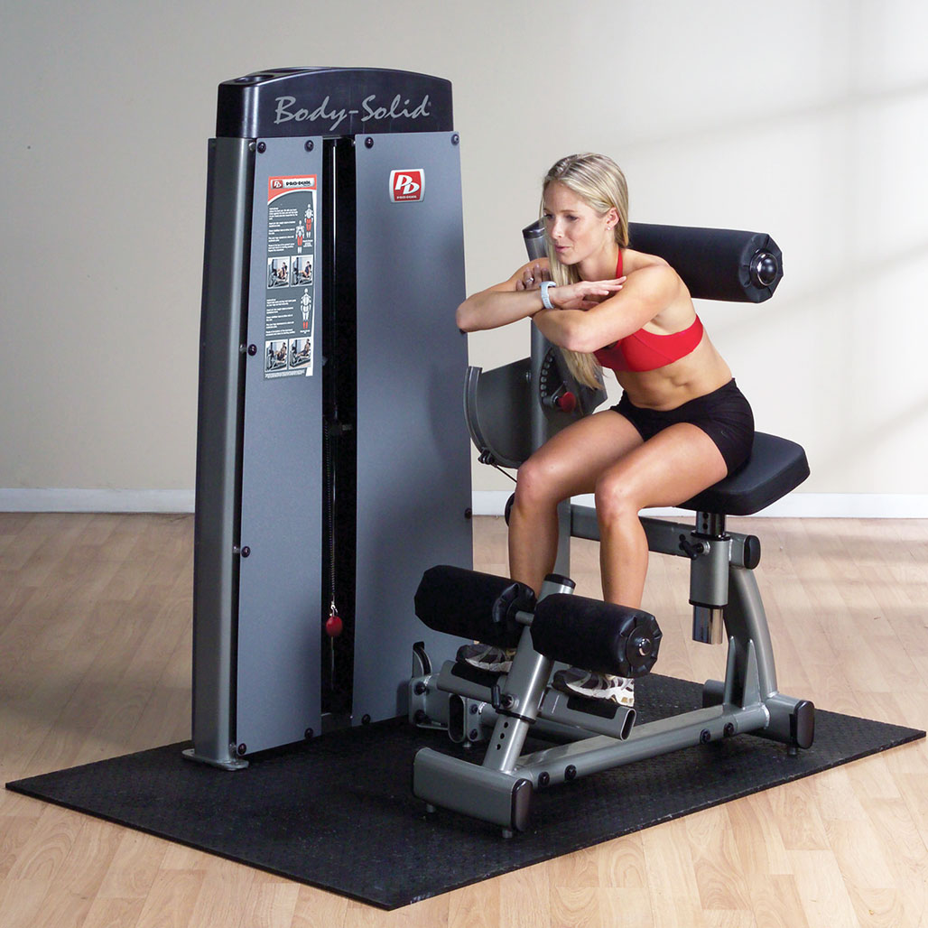 Body-Solid Pro ClubLine ProDual Ab / Back Machine, Freestanding (DABBSF), view 3