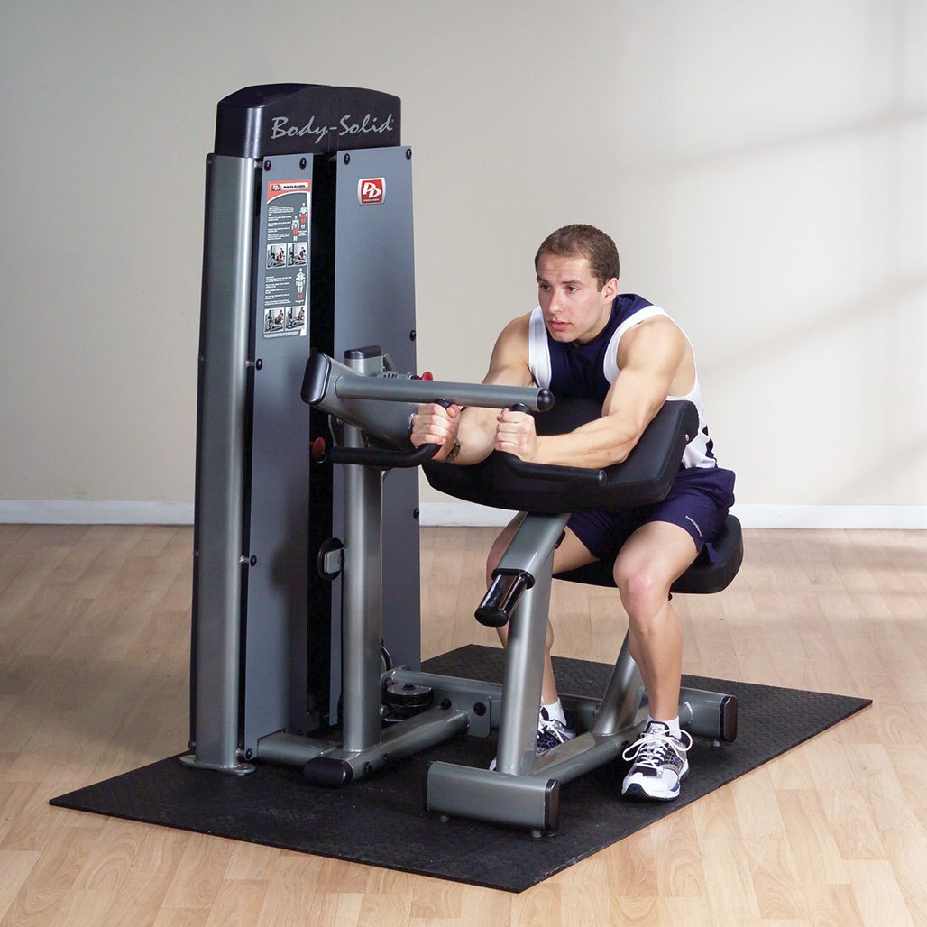 Body-Solid Pro ClubLine ProDual Biceps / Triceps, Freestanding (DBTCSF), view 4