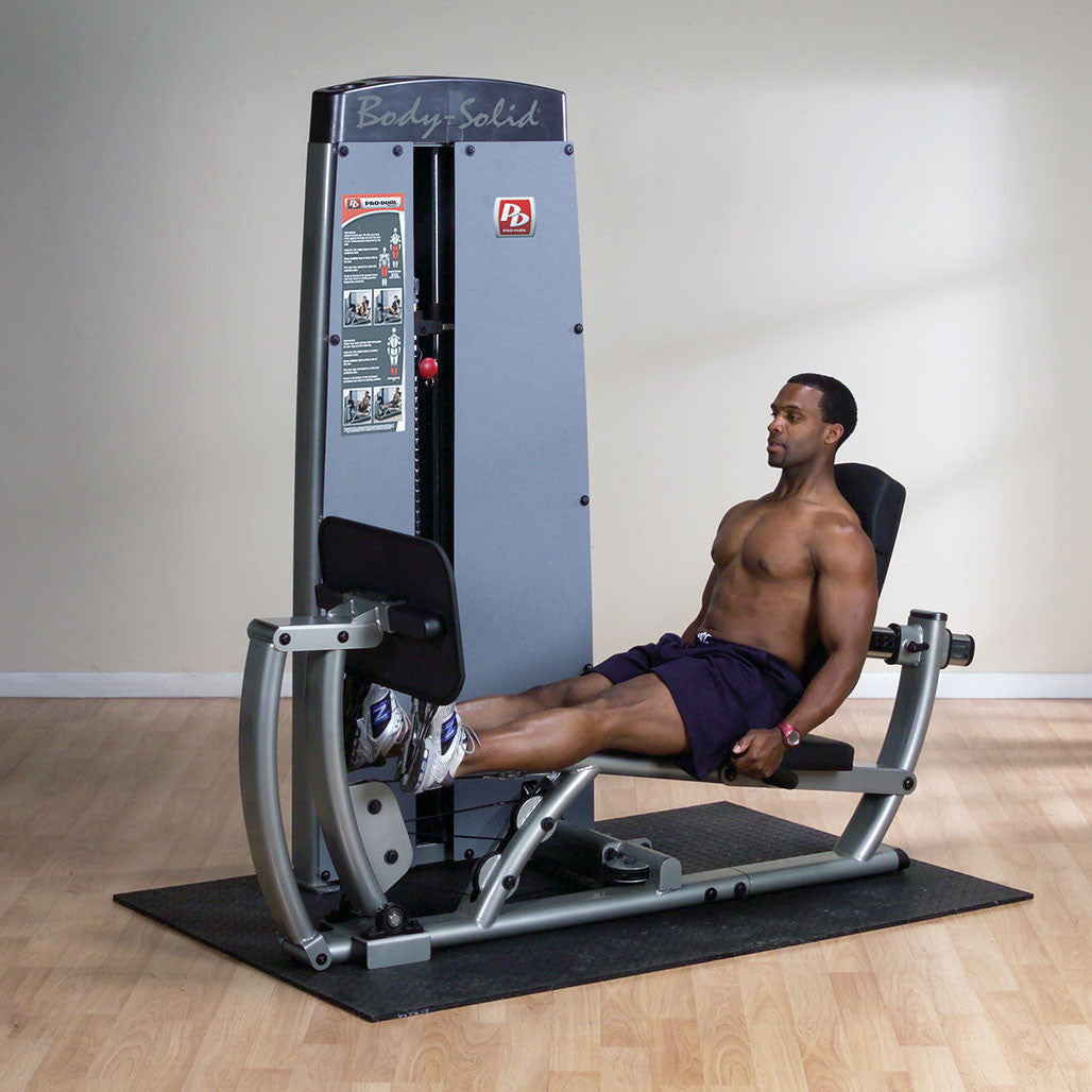 Body-Solid Pro ClubLine ProDual Leg Press / Calf, Freestanding (DCLPSF), view 2