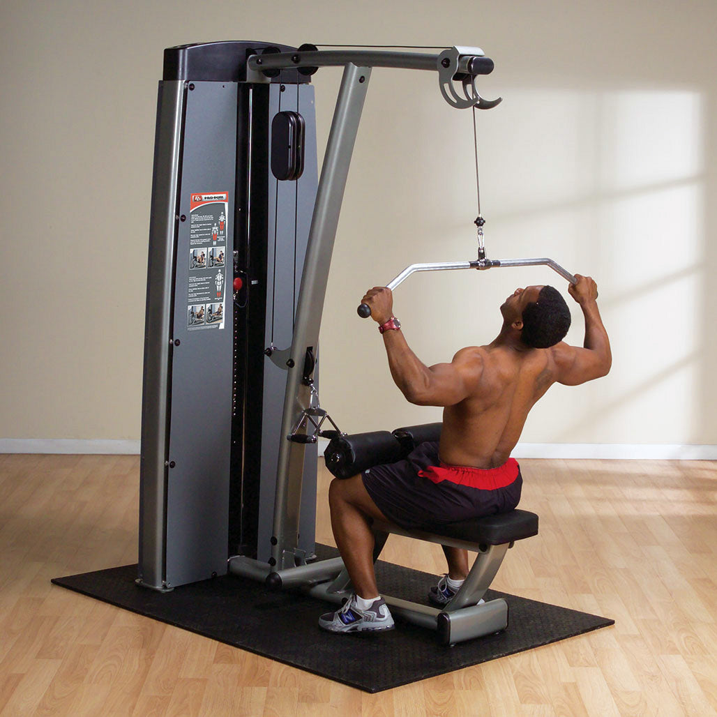 Body-Solid Pro ClubLine ProDual Lat / Mid Row Machine, Freestanding (DLATSF), view 3