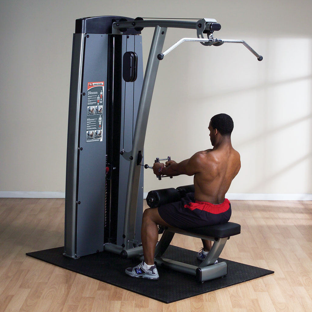 Body-Solid Pro ClubLine ProDual Lat / Mid Row Machine, Freestanding (DLATSF), view 2