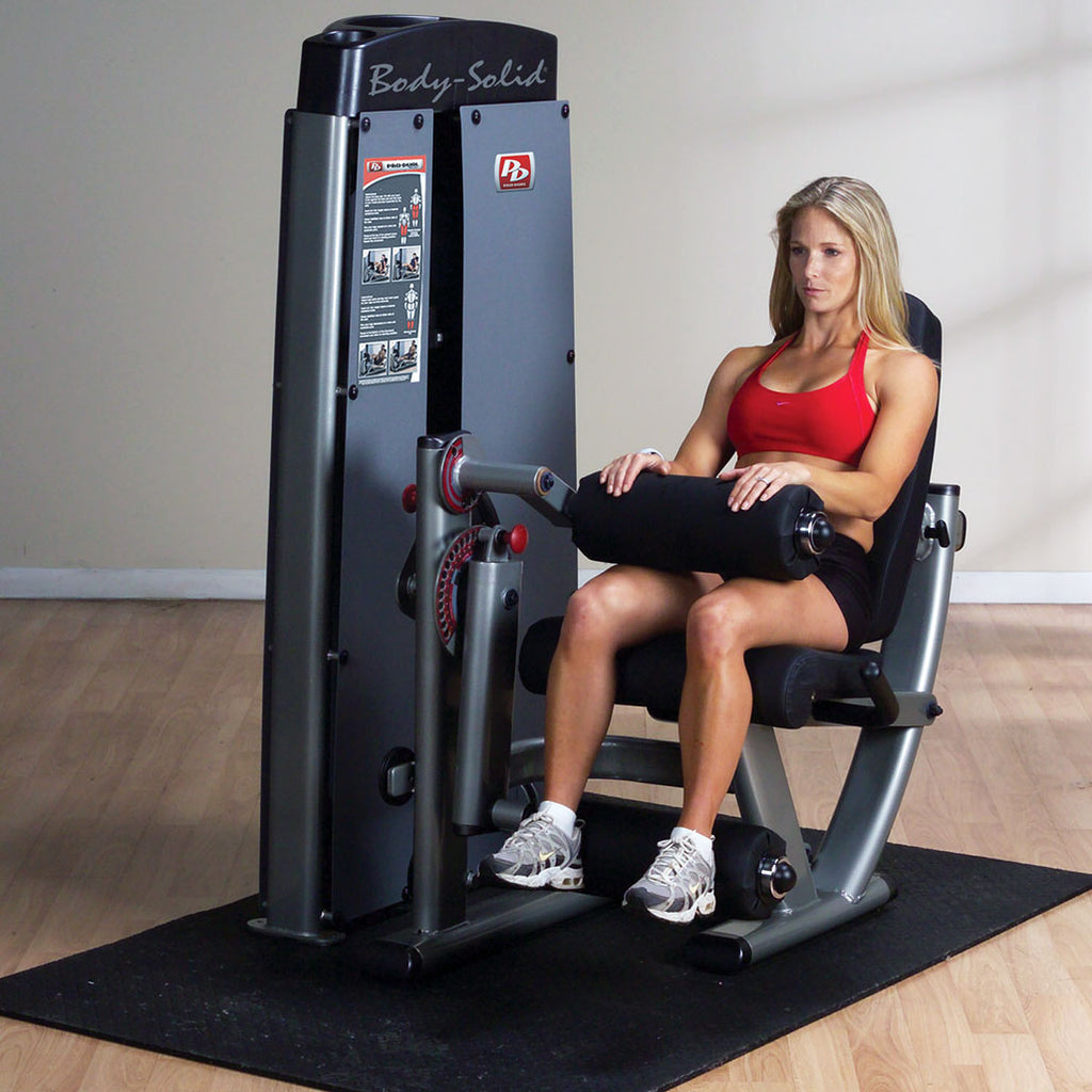 Body-Solid Pro ClubLine ProDual Leg Extension / Curl, Freestanding (DLECSF), view 3