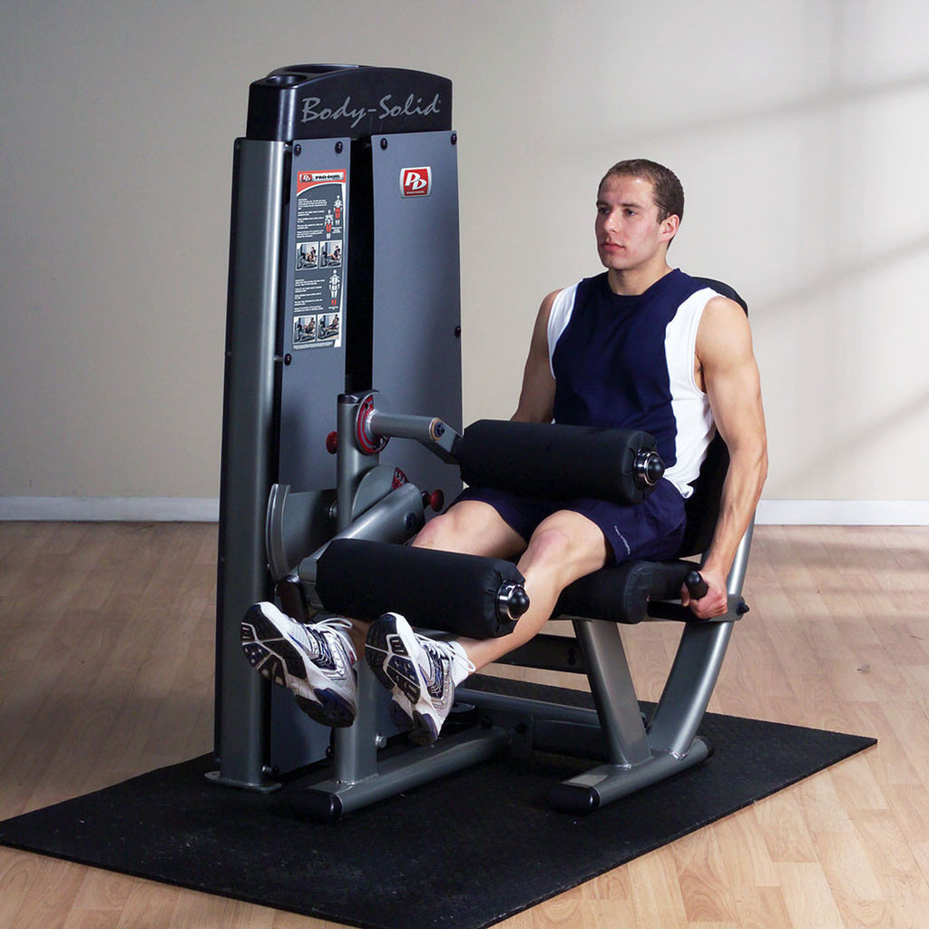 Body-Solid Pro ClubLine ProDual Leg Extension / Curl, Freestanding (DLECSF), view 2