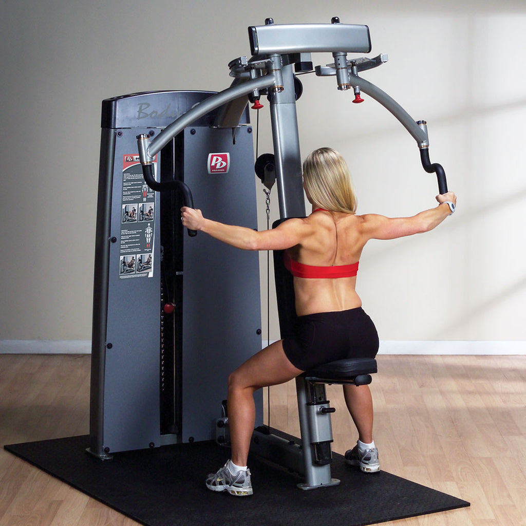 Body-Solid Pro ClubLine ProDual Pec Fly / Rear Delt Machine, Freestanding (DPECSF), view 2