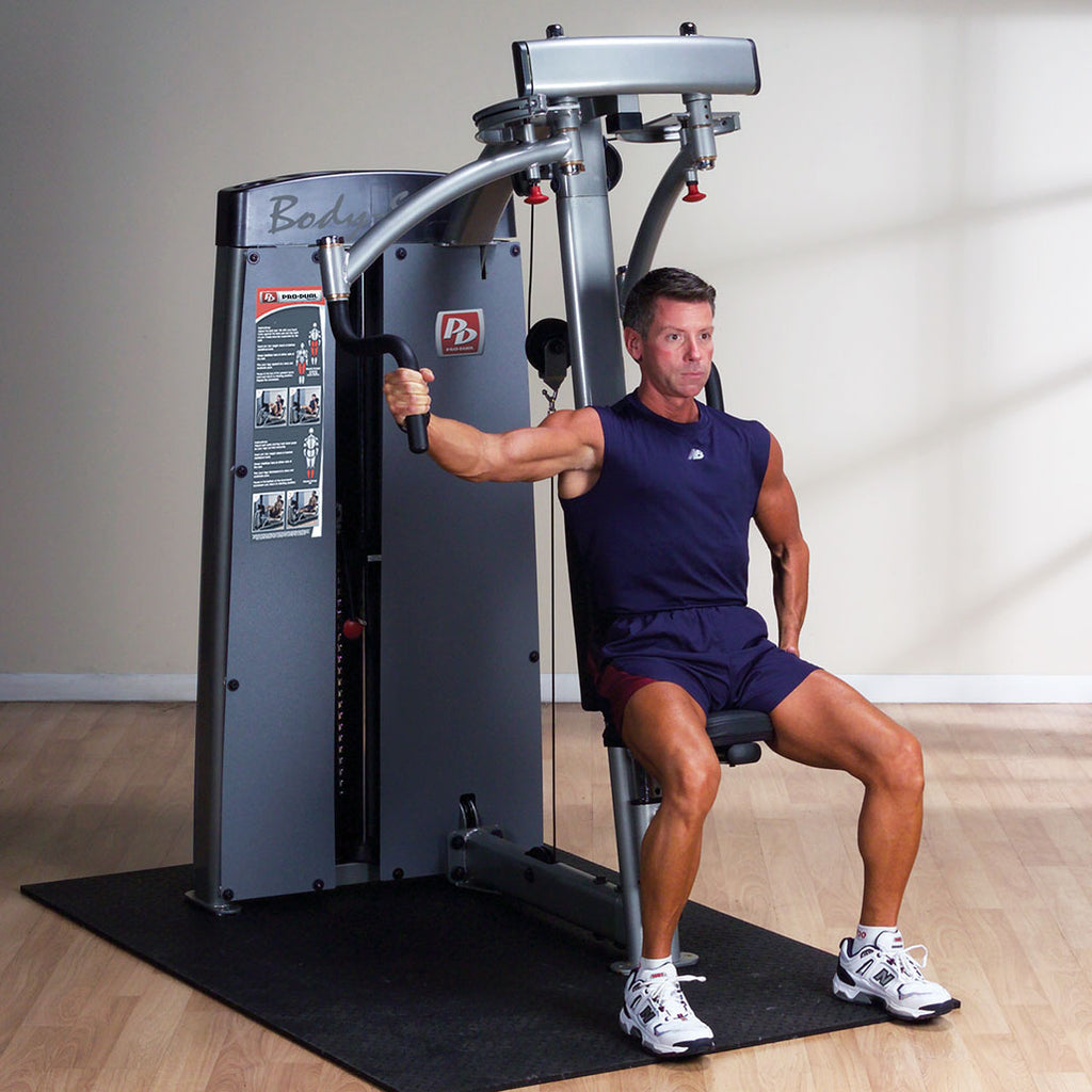 Body-Solid Pro ClubLine ProDual Pec Fly / Rear Delt Machine, Freestanding (DPECSF), view 3