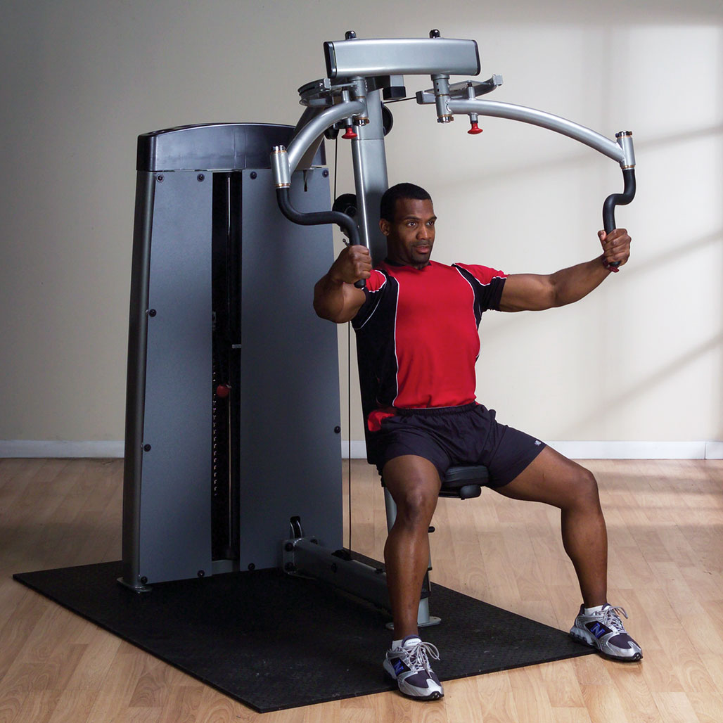 Body-Solid Pro ClubLine ProDual Pec Fly / Rear Delt Machine, Freestanding (DPECSF), view 4