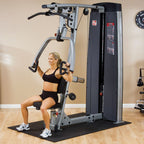 Body-Solid Pro ClubLine ProDual Press / Lat Machine, Freestanding (DPLSSF), view 4