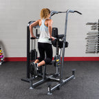 Body-Solid Pro Select Weight Assist Chin-Up / Dip, 310 lb Stack - photo 3