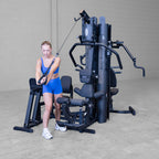 Body-Solid G9B Dual-Stack Home Gym with Leg Press, view 11