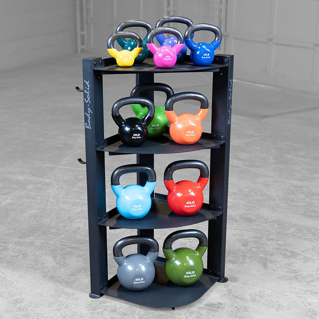 Body-Solid GAR75 Corner Multi Accessory Storage Rack, view 2