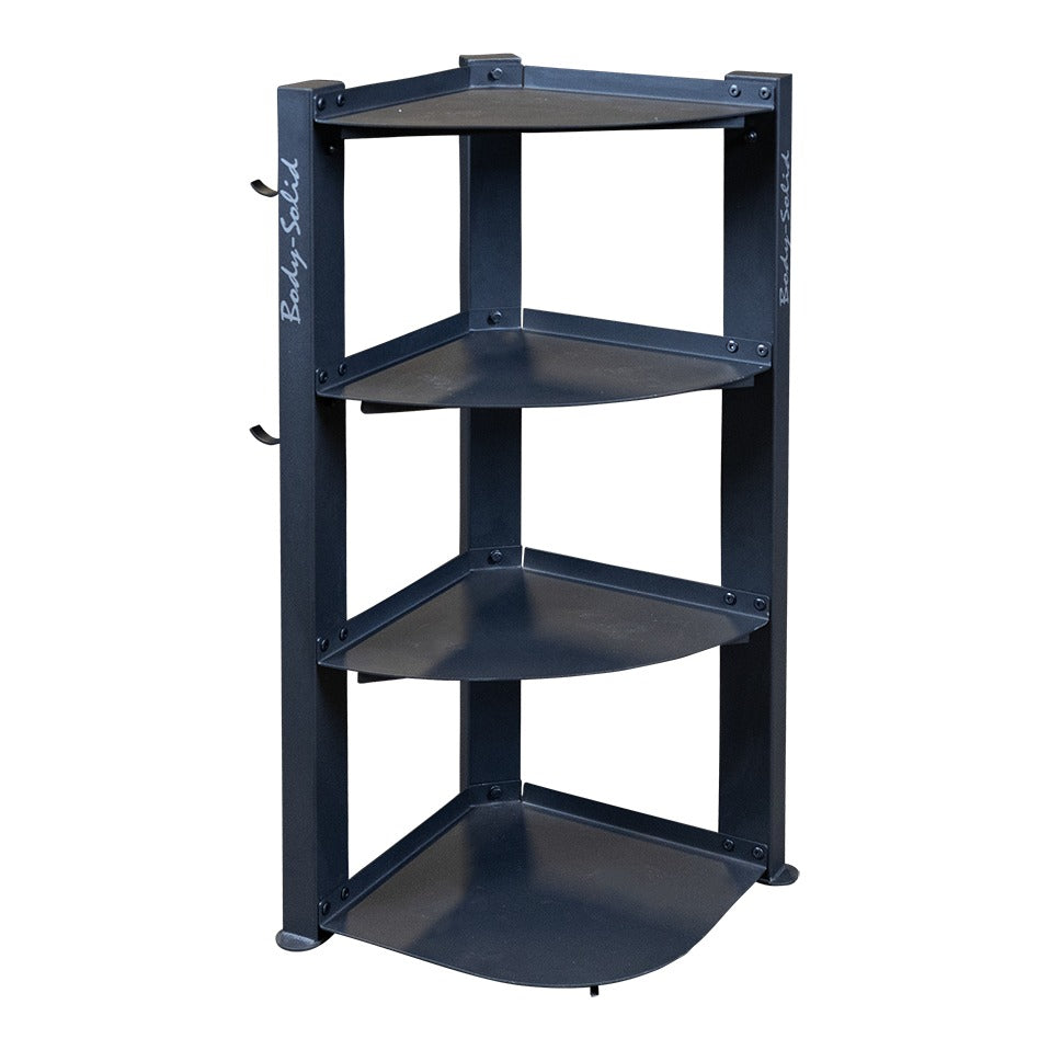 Body-Solid GAR75 Corner Multi Accessory Storage Rack